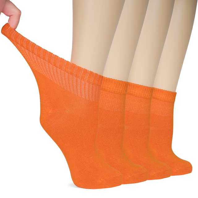 HUGH UGOLI Women Diabetic Ankle Socks, Super Soft & Thin Bamboo Socks