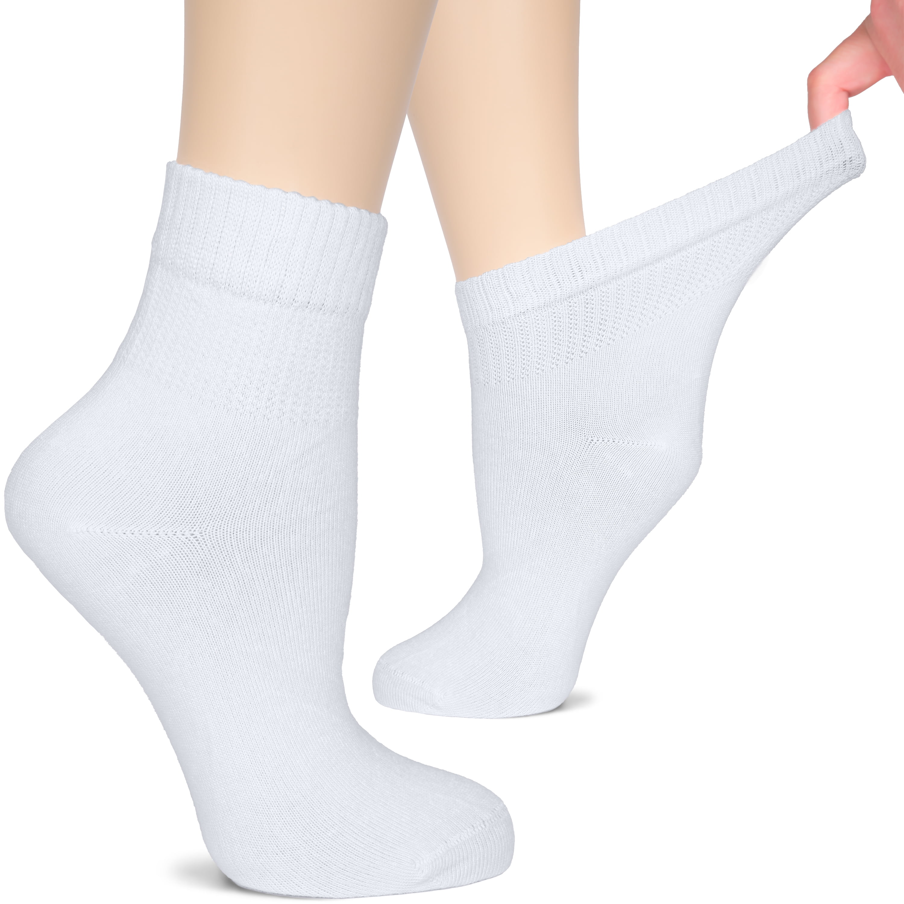 Women Half Toe Socks,10 Pairs Toe Topper Cover Non-Slip with Grip Invisible  Liner Backless Mule Sock