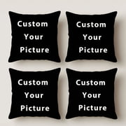 Lavish Cover Custom Pillow Covers, 14x14 Inch, 1 Piece, Soft Breathable Fabric, Zippered Accent Pillow Cases for Home Sofa Bedroom Decor No Pillow Insert