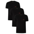 thumbnail image 1 of HUGO 3 Pack Lounge Crew T-Shirts, Black, 1 of 6