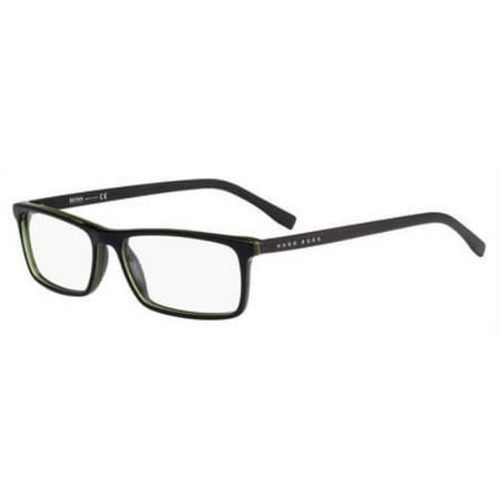HUGO BOSS Eyeglasses 0765 0QHU Brown Burgundy 55MM