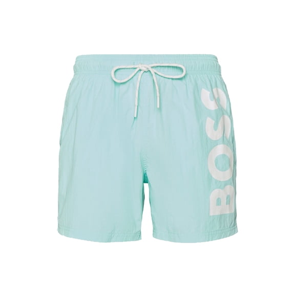 HUGO BOSS Men's Standard Octopus Swim Trunk, Paradise Blue
