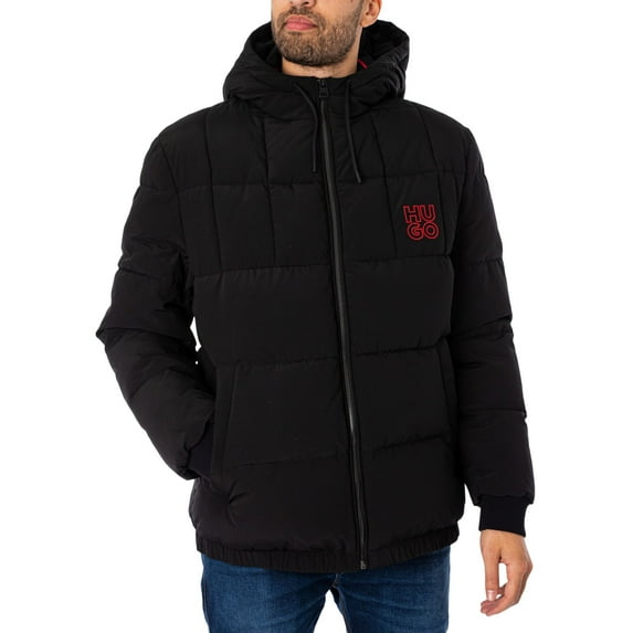 HUGO Balin Puffer Jacket, Black