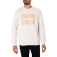 thumbnail image 1 of HUGO Duragol222 Graphic Sweatshirt, Beige, 1 of 6