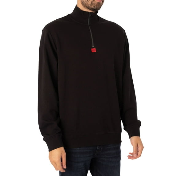 HUGO Durty Zip Sweatshirt, Black