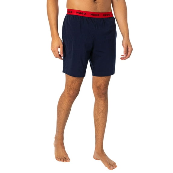 HUGO Linked Pyjama Shorts, Blue