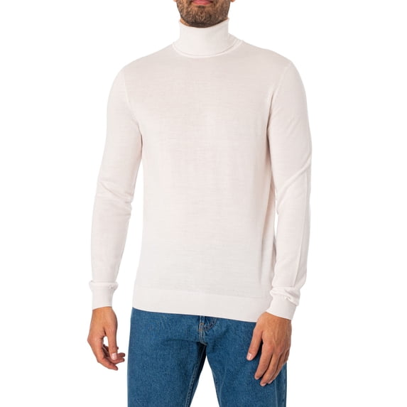 HUGO San Thomas Collar Knit, Beige