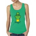 thumbnail image 1 of HUGZ Women's Green Funny Party Tank Top Beach Shirt Medium, 1 of 2