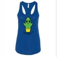 thumbnail image 1 of HUGZ Women's Royal Blue Funny Party Tank Top Beach Shirt Large, 1 of 2