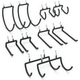 thumbnail image 1 of HUHOLE Pegboard Hooks and Accessories, Peg Board Tool Utility Hooks, Heavy Duty, Black, 10 Pack, 1 of 8