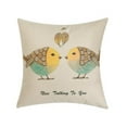 thumbnail image 1 of HUI Home HH-NL1818TB07XX 18 x 18 in. My Cottage Home Nice Talking To You Pillow Case, 1 of 1
