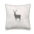 thumbnail image 1 of HUI Home HH-RI1818ICBKOF 18 x 18 in. Reindeer Pillow with Feather & Down Insert, Black, 1 of 1