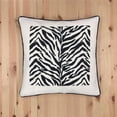 thumbnail image 1 of HUI Home HH-SA1818TB05OF 18 x 18 in. Zebra Print Pillow with Feather & Down Insert, 1 of 1