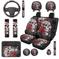 thumbnail image 1 of HUIACONG 14 Pcs Skull Rose Car Interior Set, Premium Stylish Car Interior Accessory Kit, Suitable for Cars Truck Trucks, 1 of 2