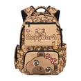 thumbnail image 1 of HUIACONG Adorable Capybara Backpack, Lightweight Casual School Bookbag for Kids 9-12, Water Resistant with Padded Straps for Daily Use, 1 of 7