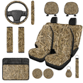 thumbnail image 1 of HUIACONG Automotive Interior Accessories, with Front Back Seat Protectors Key Fob Wrist Keychain, Reed Camo High Quality Practical Car Interior Accessory, 1 of 7