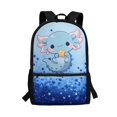 thumbnail image 1 of HUIACONG Blue Dino Star Kids Backpack for Middle School Students Large Capacity Ergonomic Padded Straps for Boys Girls Ages 6‑18 Back to School Daily Use, 1 of 6