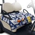 thumbnail image 1 of HUIACONG Blue Peony Golf Cart Seat Covers Breathable Portable Golf Cart Seat Covers Club Car Comfortable Anti-Slip Fit Most Cars EZGO Yamaha Club Car, 1 of 7