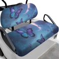 thumbnail image 1 of HUIACONG Butterfly and Moon Pattern Portable Golf Cart Seat Covers for EZGO 2 Person Seats, Comfort Vintage Golf Cart Seat Covers 2 Pack, 1 of 7