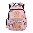 thumbnail image 1 of HUIACONG Capybara Donut Backpack, Lovely Style School Bookbag for Age 12-18, Water Repellent Durable Backpack for Teens Travel & Daily, 1 of 7