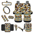 thumbnail image 1 of HUIACONG Car Seat Cover Set, with Armrest Cushion Car Cup Coasters, 14 Pack Personalized Design Suitable for Vans Automotive Sunflower, 1 of 8