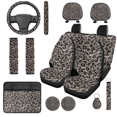 thumbnail image 1 of HUIACONG Car Seat Cover Set, with Keychain Auto Center Console Protective Cover, Personalized Suitable for Vans Cars, 1 of 5