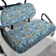 thumbnail image 1 of HUIACONG Cart Hotdog Pattern Elastic Golf Cart Seat Covers 2 Pack for 2-Seat Golf Carts EZGO TXT, Protection Day After Day Use Golf Cart Seat Protector, 1 of 7