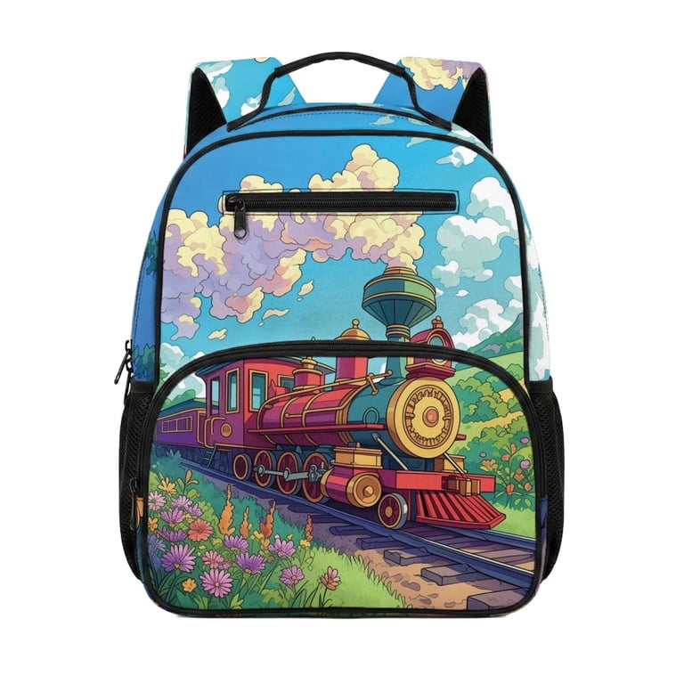 13 inch backpack kids Dixie ideal for preschool Huiacong 13.5 Inch Flaming Baseball