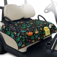 thumbnail image 1 of HUIACONG Colorful Dog Paw Golf Cart Covers Seat Comfortable Portable Golf Cart Covers Seat Club Car 4 Pocket Non-Slip Fit Most Cars EZGO Yamaha Club Car, 1 of 7