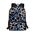 thumbnail image 1 of HUIACONG Cow Print School Backpack for Middle School Girls Large Capacity Breathable Adjustable Straps for Kids 6‑18 Back to School Daily Use, 1 of 6
