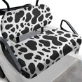 thumbnail image 1 of HUIACONG Cow print Breathable Golf Cart Accessories Decor for Sport Outdoor, Golf Cart Seat Covers Comfortable, 1 of 7