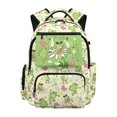 thumbnail image 1 of HUIACONG Cute Frog Print School Backpack for Kids Teens Age 6-16 Spacious Durable Water Resistant Bookbag with Adjustable Padded Straps Multi Pockets for School Travel Daily Use, 1 of 7