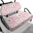thumbnail image 1 of HUIACONG Daisy Pattern Comfortable Golf Cart Seat Cover, Foldable Design Non-Slip Universal Fit Golf Cart Seat Towel Protector for EZGO Club Car Bench Seats, 1 of 7