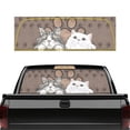 thumbnail image 1 of HUIACONG Dog Paw Cat Pickup Car Window Stickers Rear Window Decal 66 x 22 inch Easy to Install Truck Rear Windows Decals Perforated Windows Film Decal Suitable for Most Pickup Trucks, 1 of 7