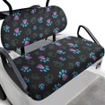thumbnail image 1 of HUIACONG Dog Paw Print Soft Comfortable Golf Cart Seat Covers, Universal Fit Sports Accessories Washable Golf Cart Seat Covers 2 Piece for EZGO TXT/RXV Front Seat Cushion 2-Seat Golf Carts, 1 of 7