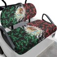 thumbnail image 1 of HUIACONG Eagle Cactus Design Golf Cart Seat Covers, Foldable Non-Slip Golf Cart Seat Cover Blanket for Club Car, 1 of 7