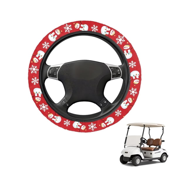 HUIACONG Tribal Aztec Unversial Golf Cart Steering Wheel Covers 13-14" Easy to Install Car Steering Wheel Cover Comfortable Flannel Fabric for EZGO Yamaha Club Car s