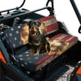 thumbnail image 1 of HUIACONG Eagle Flag UTV Seat Covers Waterproof Comfortable UTV Seat Covers Protector Non-Slip Soft for Kawasaki Mule 3010, 1 of 7