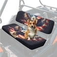 thumbnail image 1 of HUIACONG Eagle Flag UTV Seat Covers Waterproof Easy Installation UTV Seat Covers Protector Non-Slip Soft Compatible with Kawasaki Mule 4010, 1 of 7