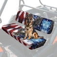 thumbnail image 1 of HUIACONG Eagle Flag UTV Seat Covers Waterproof Easy to Install Universal UTV Seat Covers Non-Slip Soft for Kawasaki Mule 3000 3010 3020, 1 of 7