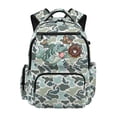 thumbnail image 1 of HUIACONG Fish Donut Camo School Backpack for Boys Girls Ages 6-18 Water Resistant Multi Pocket Padded Adjustable Straps Large Capacity Bookbag for Elementary Middle High School Daily Use, 1 of 7