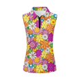 thumbnail image 1 of HUIACONG Golf Shirts with Retro Floral Print, Workout Shirts for Casual Outdoor Activity and Daily Golf Practice, 1 of 7