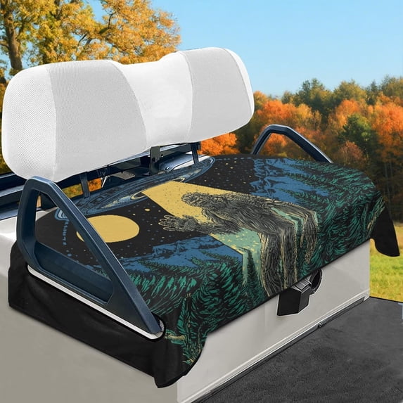 HUIACONG Gorillas Golf Cart Covers Seat Non-Slip Easy to Clean Two-Person Golf Cart Seat Covers Comfortable Portable Golfs Car Interior Decoration Compatible with EZGO Club Cars
