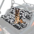 thumbnail image 1 of HUIACONG Gray Camo UTV Seat Covers Waterproof Easy Installation 4 Wheeler Seat Cover Non-Slip Soft for Kawasaki Mule 3000 3010 3020, 1 of 7