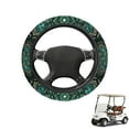 thumbnail image 1 of HUIACONG Green Mandala Golf Cart Steering Wheel Cover Soft Flannel Fabric Golf Cart Steering Wheel Protection Warm Comfortable Interior Universal Fit EZGO Yamaha Club Cars, 1 of 7