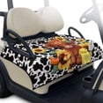 thumbnail image 1 of HUIACONG Highland Cow Print Golf Cart Covers Seat Non-Slip Comfortable Golf Cart Covers Seat Club Car Breathable Portable Fit Most Cars EZGO Yamaha Club Car, 1 of 7
