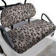 thumbnail image 1 of HUIACONG Leopard Golf Cart Seat Cover, Washable Universal Fit Breathable Golf Cart Blanket Seat Covers for Club Car, 1 of 7
