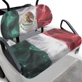 thumbnail image 1 of HUIACONG Mexican Flag Washable Golf Cart Seat Covers, Universal Golf Accessories Easy to Install Non-Slip Golf Cart Seat Covers 2 Piece for EZGO RXV TXT Precedent, 1 of 7