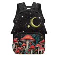 thumbnail image 1 of HUIACONG Mushroom Moon Star School Backpack for Students Age 6-18 Ergonomic Padded Adjustable Shoulder Straps Large Capacity Water Resistant Bookbag for Elementary Middle High School Daily Use, 1 of 7