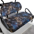 thumbnail image 1 of HUIACONG Neon Lightning & Plasma Pattern Golf Cart Seat Covers, Stretchable Easy Install and Clean Golf Cart Seat Blanket for Club Car, 1 of 7